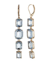 Linear Stone Drop Earrings, 2.7"L