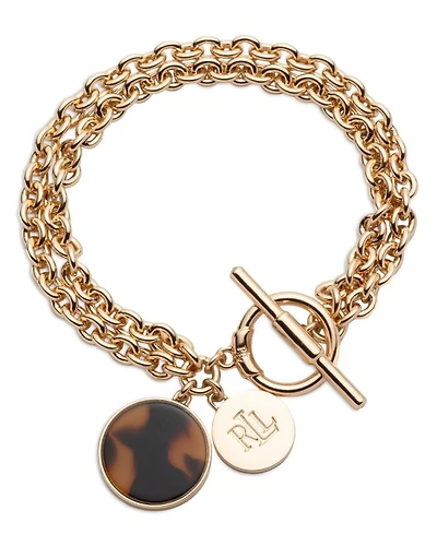 Flex Double Chain Logo Bracelet