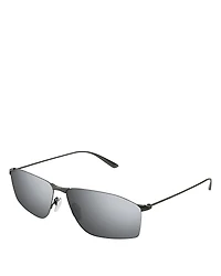 Balenciaga Invisible 2.0 Rectangular Sunglasses, 62mm
