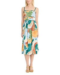 Waistband Midi Dress