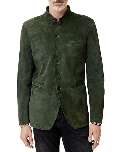John Varvatos Varick Suede Slim Fit Jacket