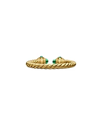 18K Yellow Gold Renaissance Emerald Ring