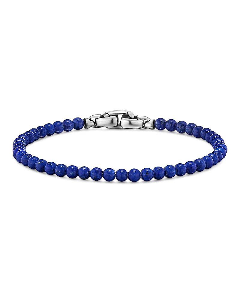 David Yurman Men's Spiritual Beads Bracelet with Lapis