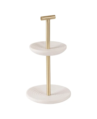Gauri Kohli Regalia Tiered Marble Jewelry Stand