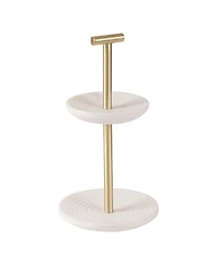 Gauri Kohli Regalia Tiered Marble Jewelry Stand