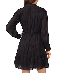 Collared Button Front Dress