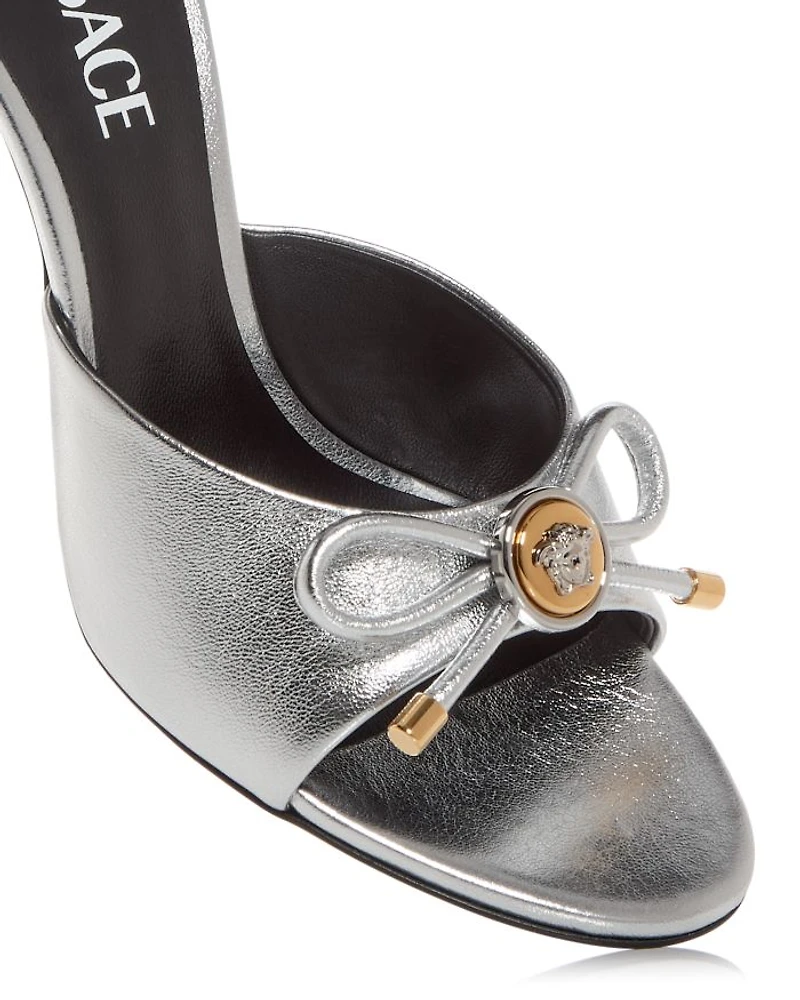 Women's Opera Bow 85mm Patent Mules