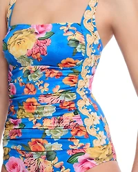 Pauline Ruched Tankini Top