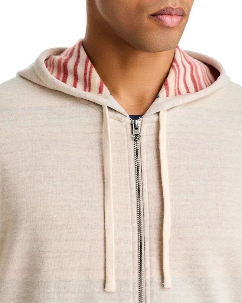 Fleece Zip Front Hoodie