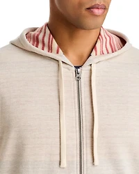 Fleece Zip Front Hoodie