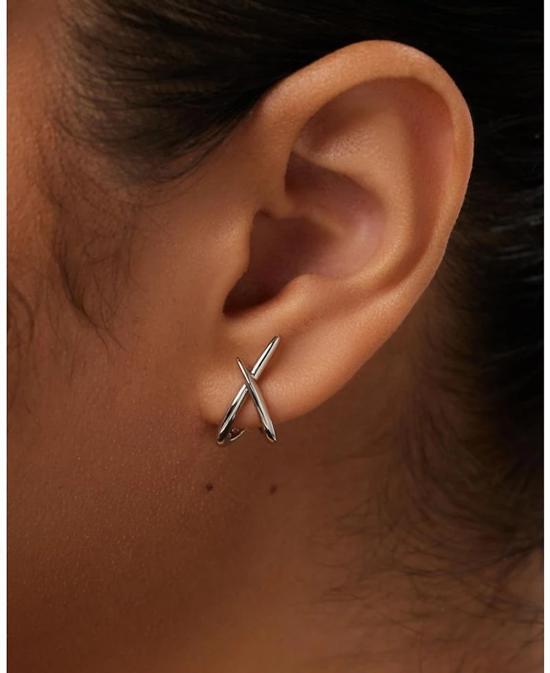 Sloane Silver Stud Earrings