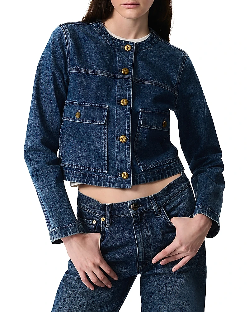 rag & bone Drew Collarless Jacket