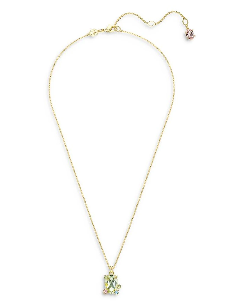 Gema Mixed Cut Multicolor Pendant Necklace, 16.5-19.25"