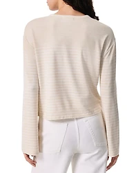 The Knit Stripe Boxy Tee