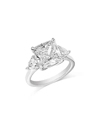 Bloomingdale's Fine Collection Certified Lab Grown Cushion Cut Diamond Engagement Ring