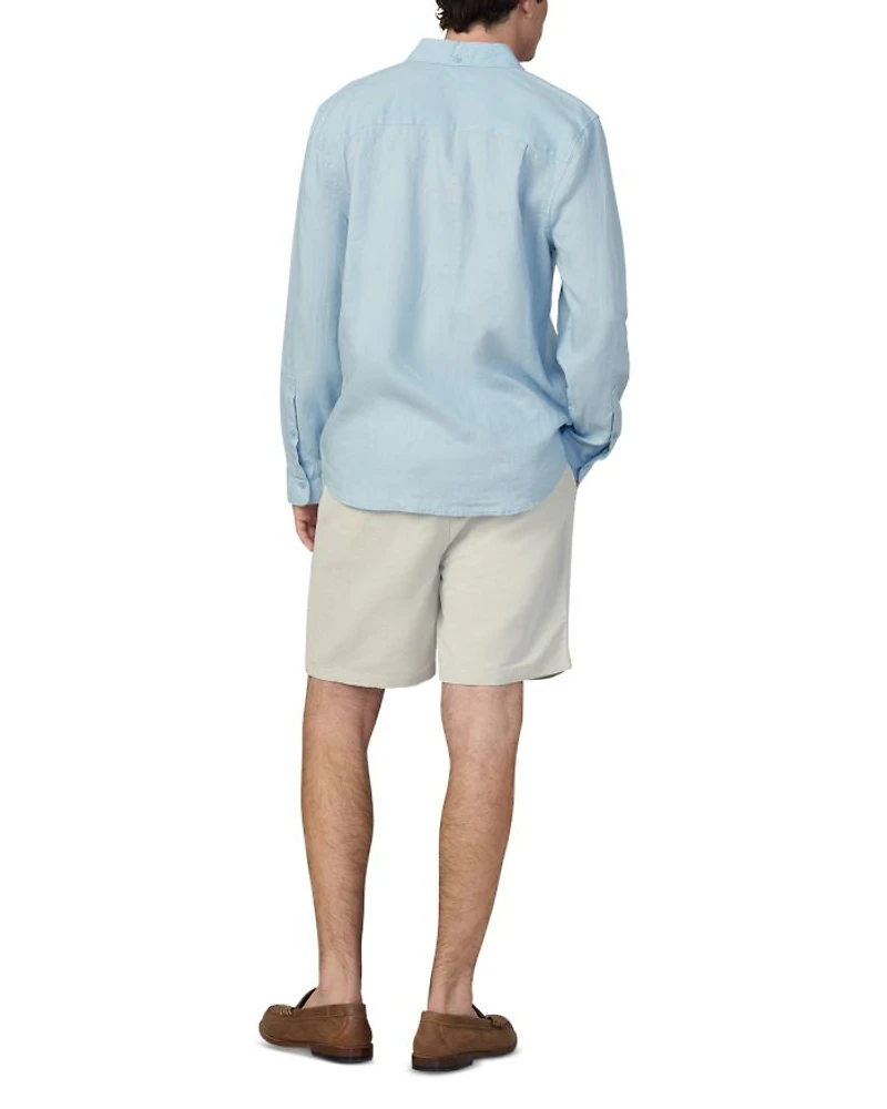 Jakob Oversized Button Front Linen Shirt