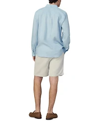 Jakob Oversized Button Front Linen Shirt