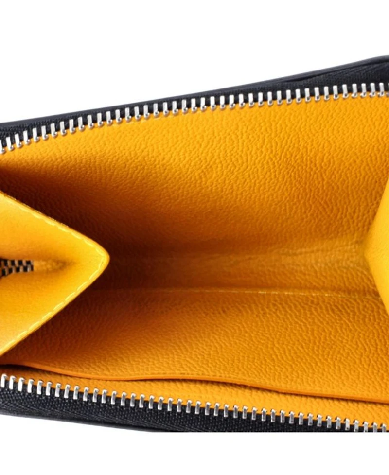 PM Matignon Zip Wallet Coated Canvas with Leather