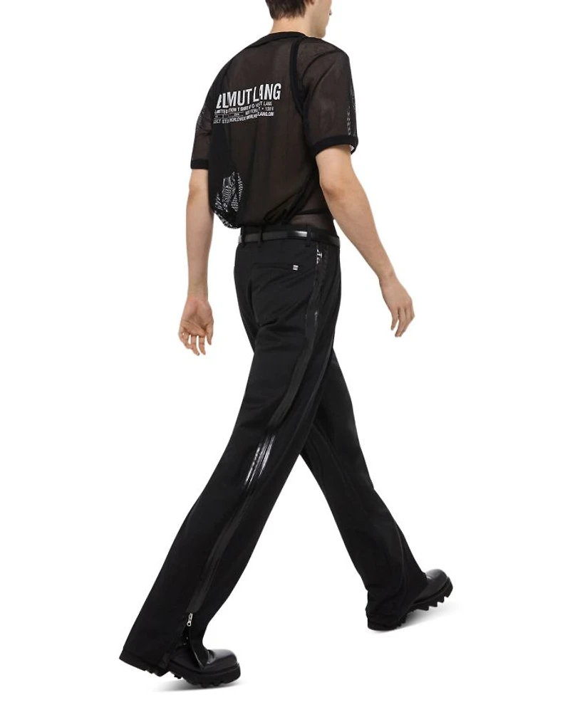 Short Sleeve Logo Mesh Tee