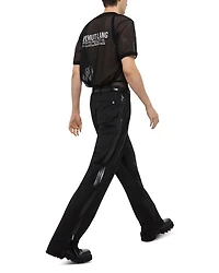 Short Sleeve Logo Mesh Tee