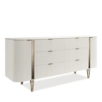 Caracole Love At First Sight 78 Dresser, Matte Pearl