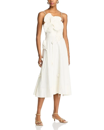 Farm Rio Garden Sleeveless Midi Dress