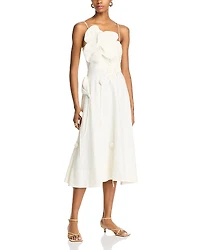 Farm Rio Garden Sleeveless Midi Dress