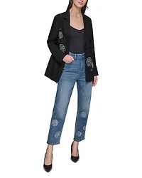 Rose Motif Blazer