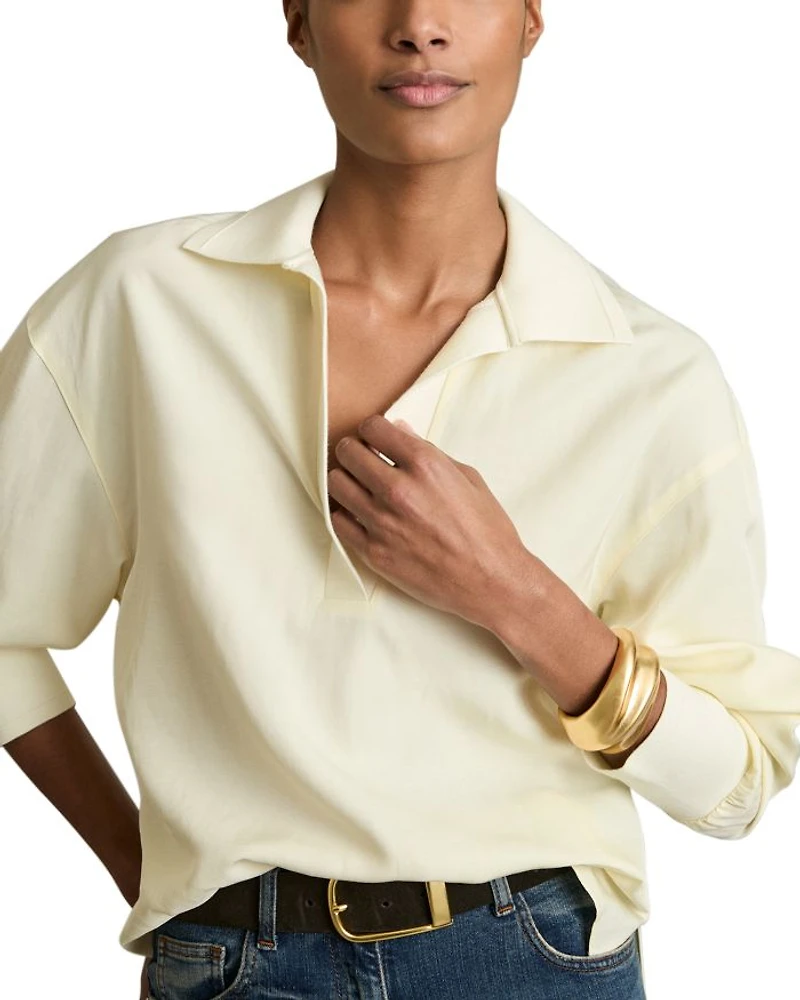 Isobel Overhead Ribbed Knit Shirt