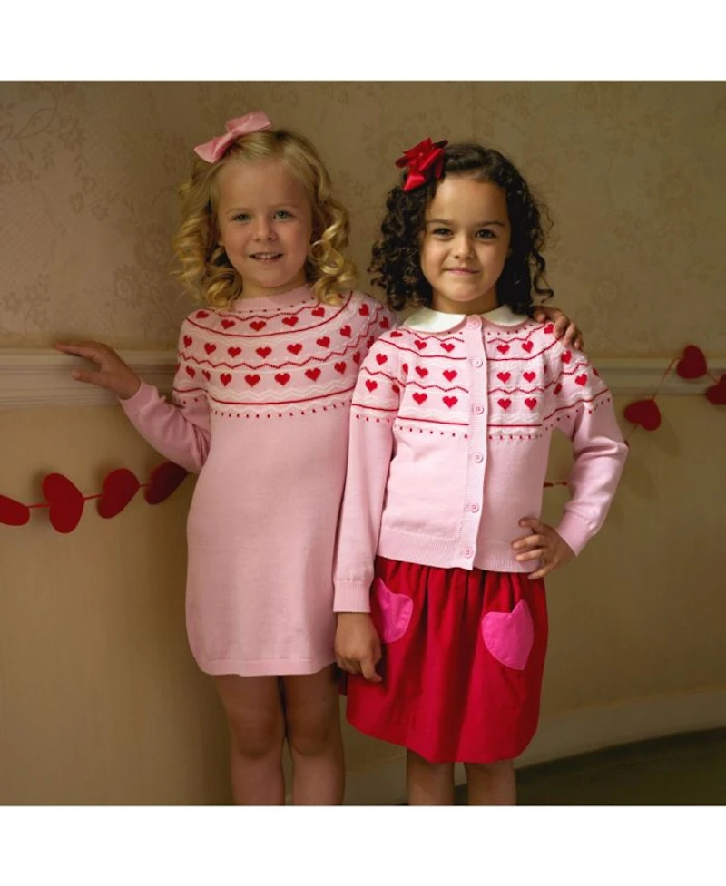 Girls' Heart Knit Dress - Little Kid, Big Kid