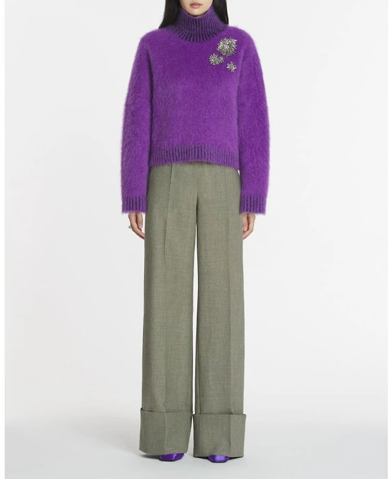 Brushed Mohair Sweater