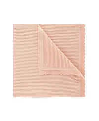 Feltman Brothers Unisex Scallop Trimmed Rib Knit Blanket - Baby