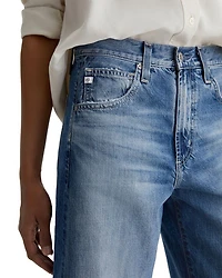 Hattie High Rise Crop Barrel Leg Jeans Gemini