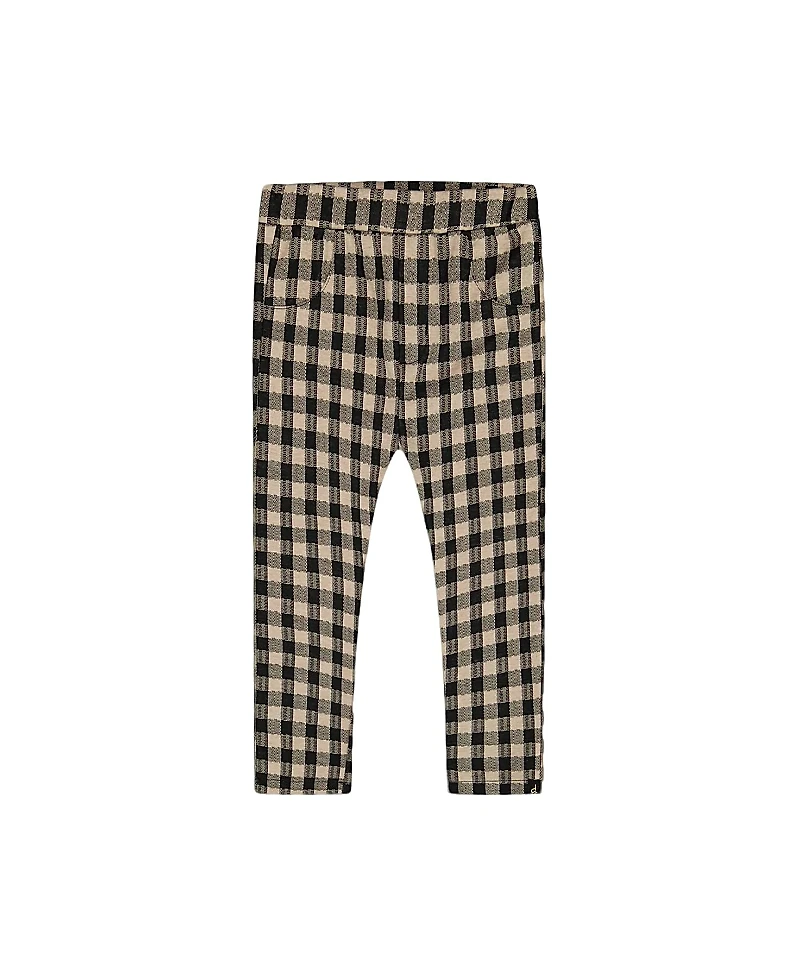 Deux par Deux Girls' Plaid Treggings - Little Kid