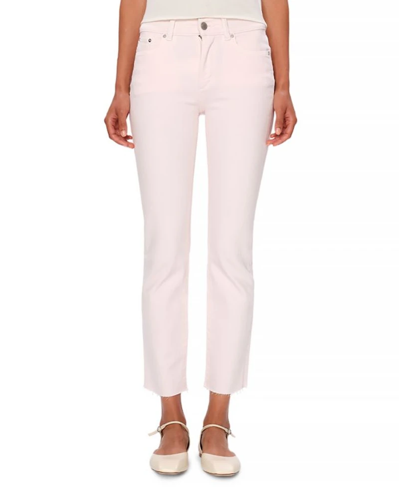 Mara Straight Mid Rise Instasculpt™ Ankle Jeans Primose Pink