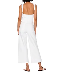 Hepburn Mid Rise Wide Leg Jeans White