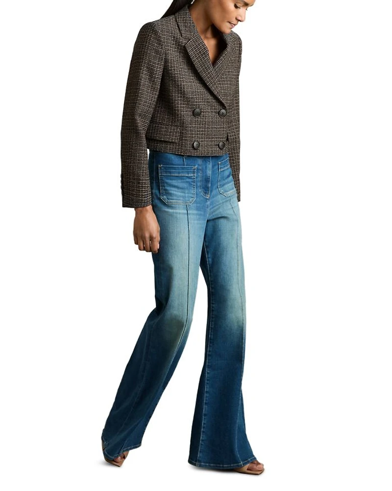 Vienna Cropped Textured Blazer