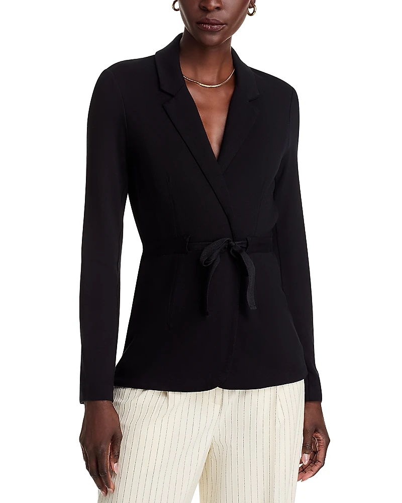 Majestic Filatures Grosgrain Front Tie Blazer