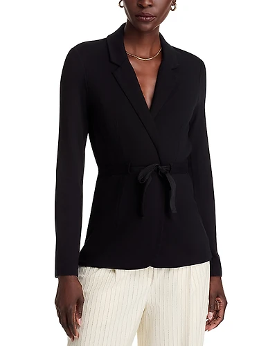 Majestic Filatures Grosgrain Front Tie Blazer