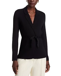 Majestic Filatures Grosgrain Front Tie Blazer