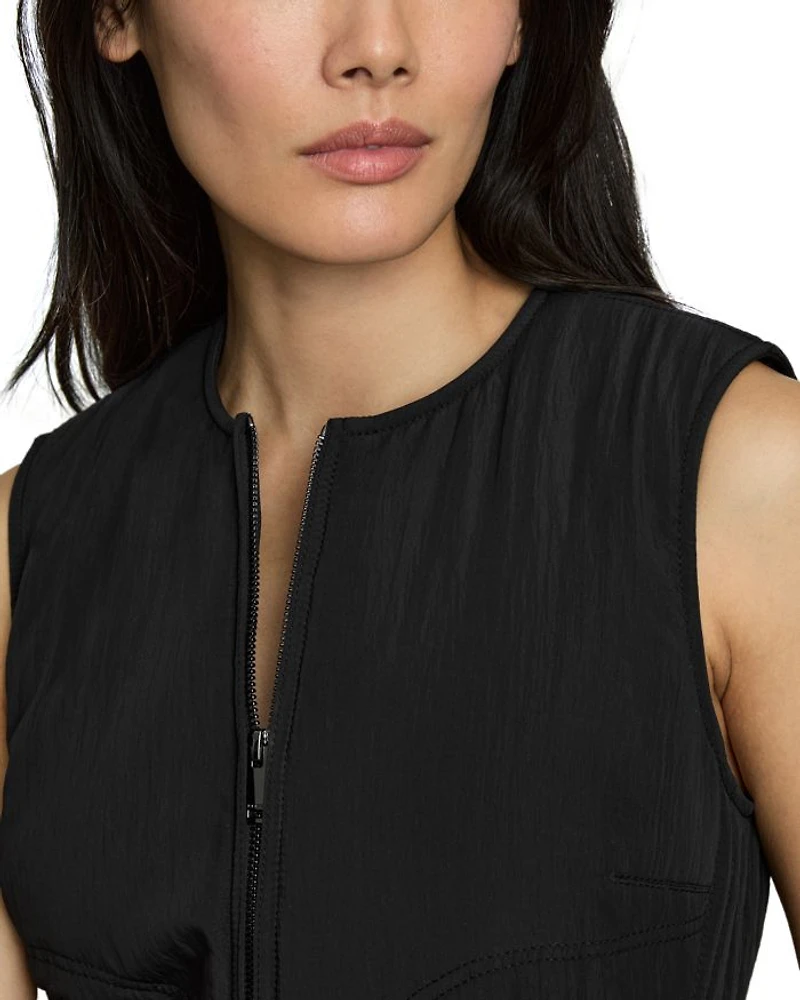 Mahlon Quilted Sleeveless Dress