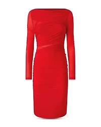 Long Sleeve Pencil Midi Dress