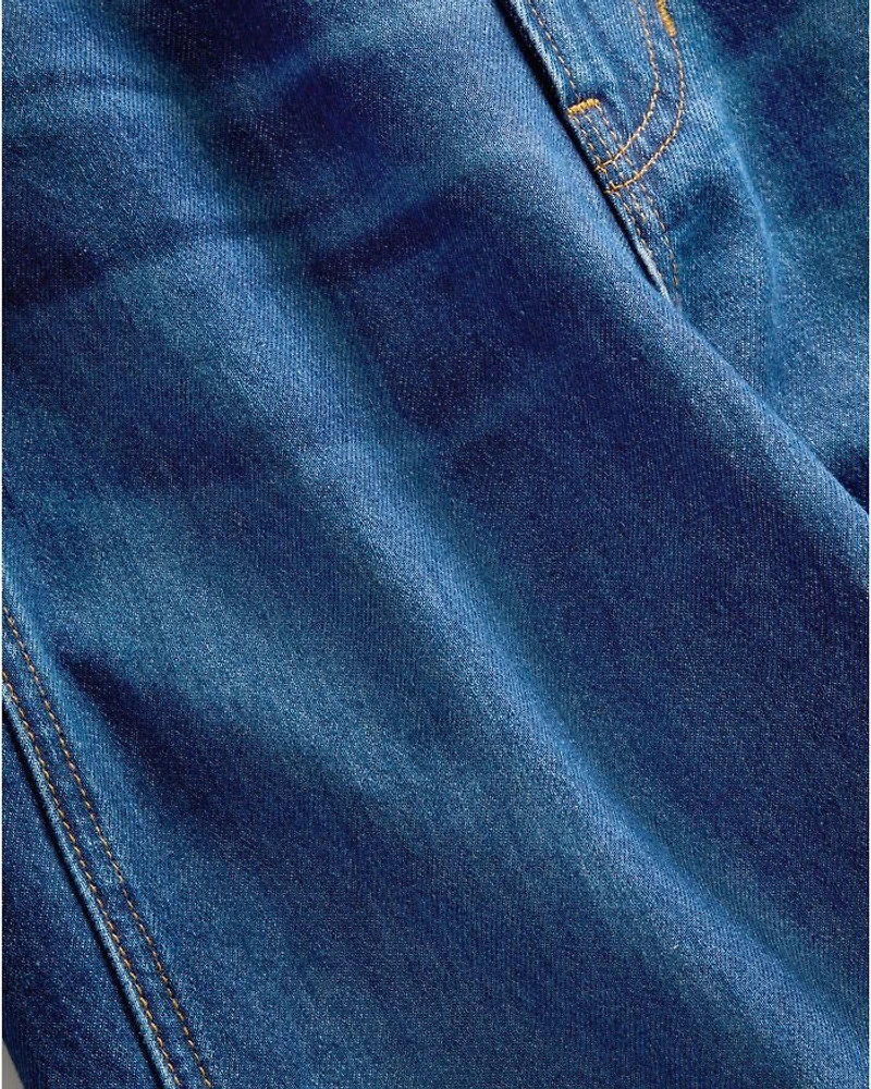 Taylor High Rise Cropped Wide Leg Jeans Bright Blue