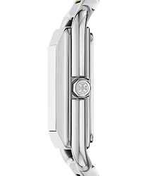 The Kira Square Three Hand Stainless Steel Watch, 24mm x 24mm