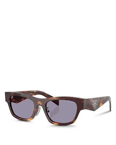 Prada Pr B09SF Butterfly Sunglasses, 53mm