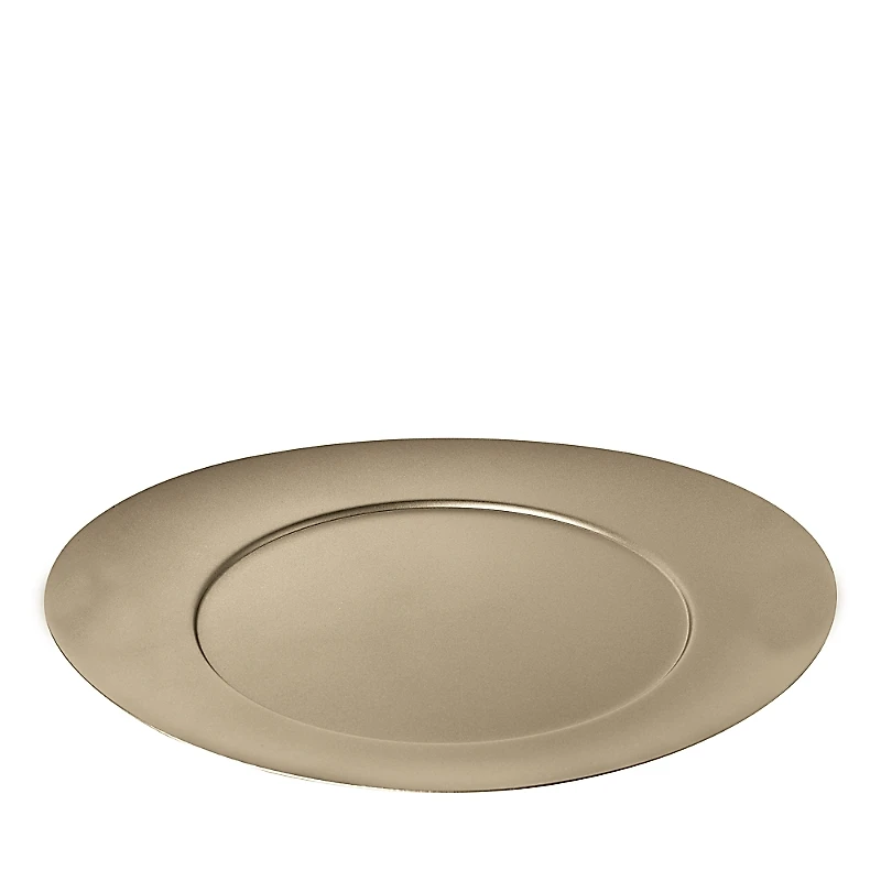 Mepra Atmosfera Charger Plate, Materic Champagne