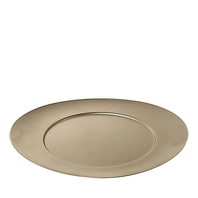 Mepra Atmosfera Charger Plate, Materic Champagne