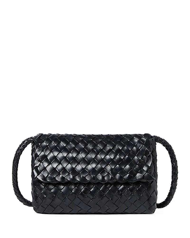 Loeffler Randall Vinnie Mini Woven Leather Crossbody
