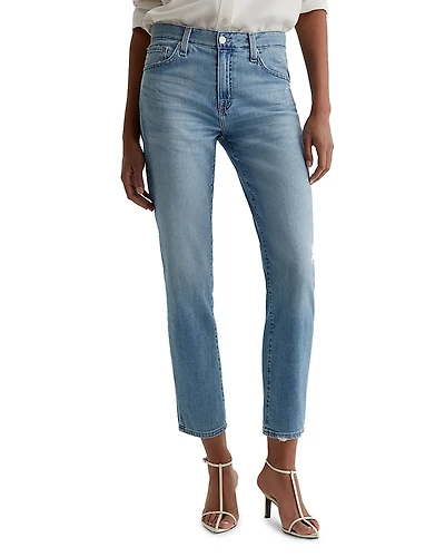 Ag Ex Boyfriend Mid Rise Straight Leg Jeans