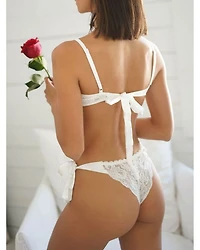 Wireless Lace Triangle Bralette